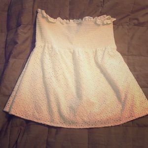 Never worn tube top lace top